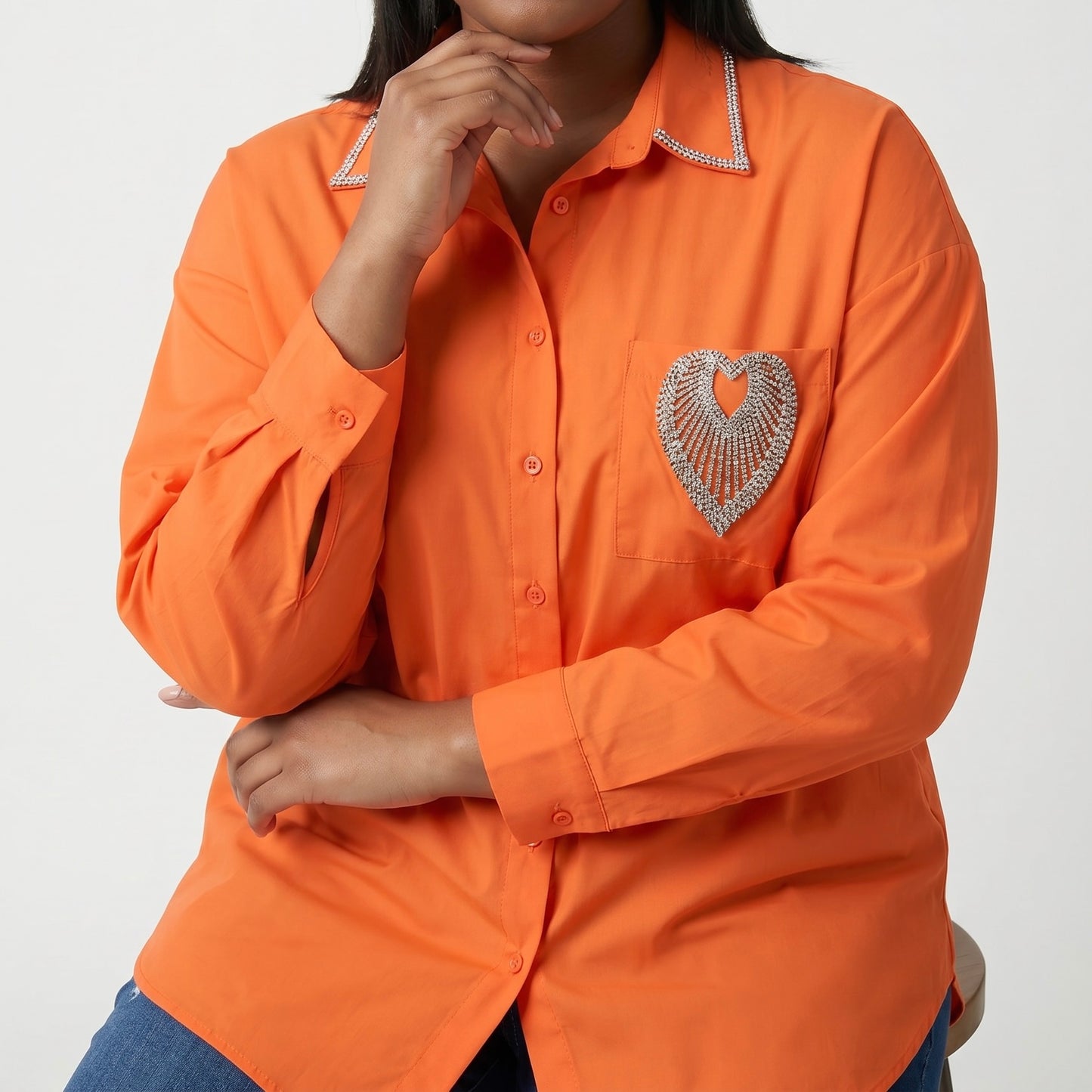 Orange with heart