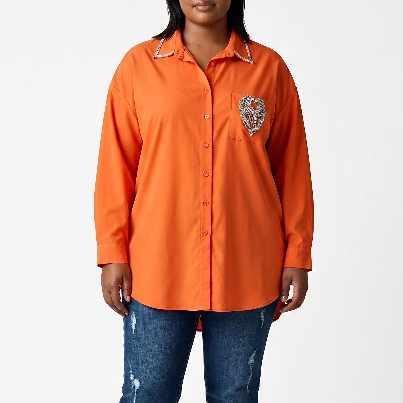 Orange with heart